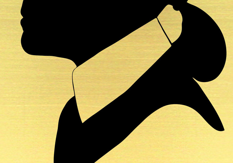  Messingtafel Lagerfeld 