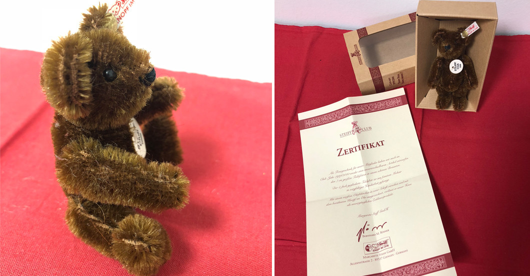  Mini Steiff Teddy braun 