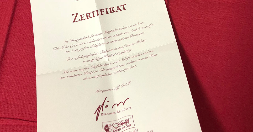  Mini Steiff Teddy braun 