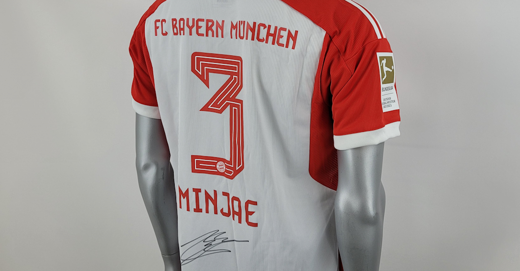 Minjae Kim FCB-Trikot   Minjae Kim FCB-Trikot