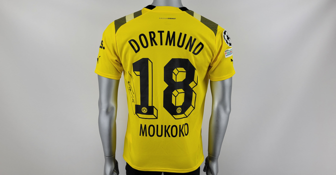  Moukoko BVB-Trikot  