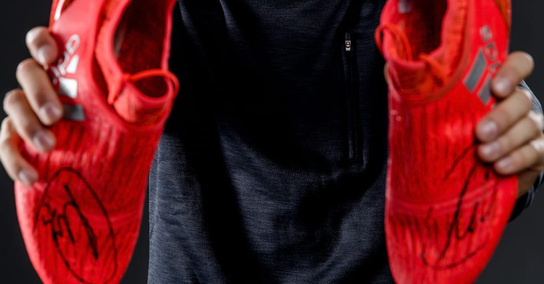 Müllers matchworn Schuhe   Müllers matchworn Schuhe