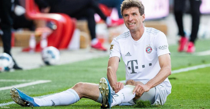 Müllers Matchworn Trikot   Müllers Matchworn Trikot