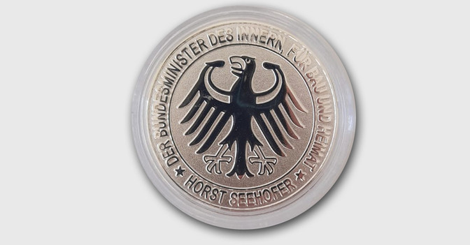 Münze Seehofer   Münze Seehofer