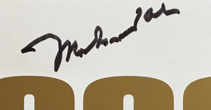 Muhammad Ali Autogramm   Muhammad Ali Autogramm