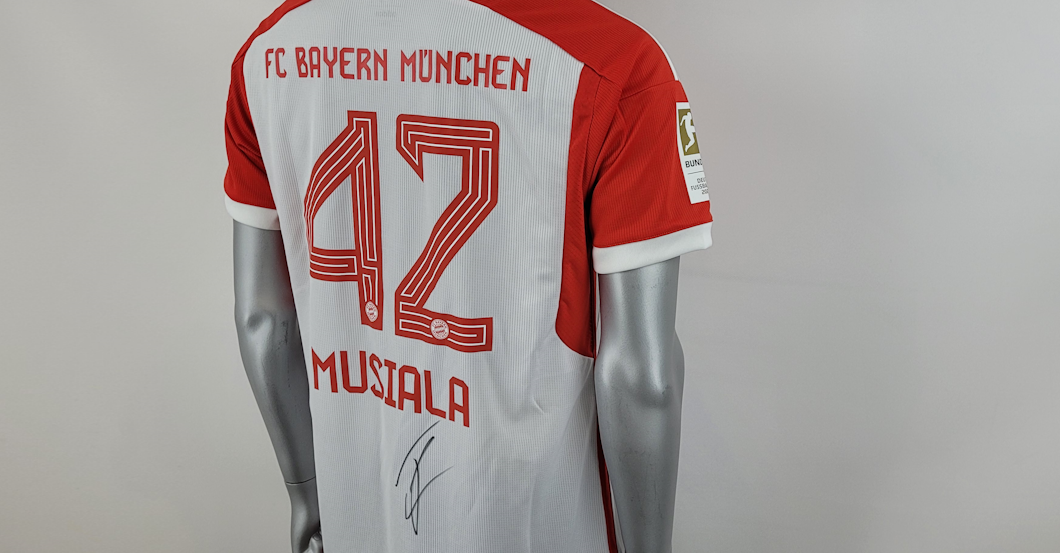 Musiala FCB-Trikot   Musiala FCB-Trikot