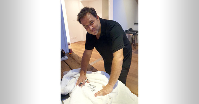 NCL Bademantel signiert   NCL Bademantel signiert