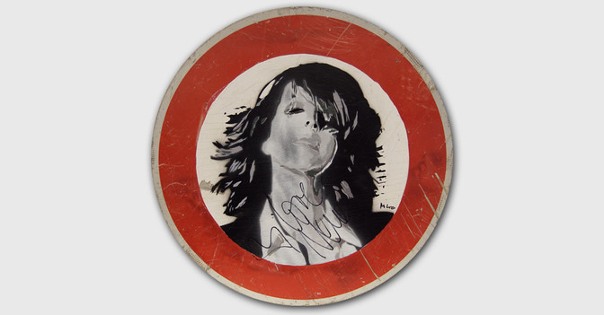 Nena Schild signiert   Nena Schild signiert