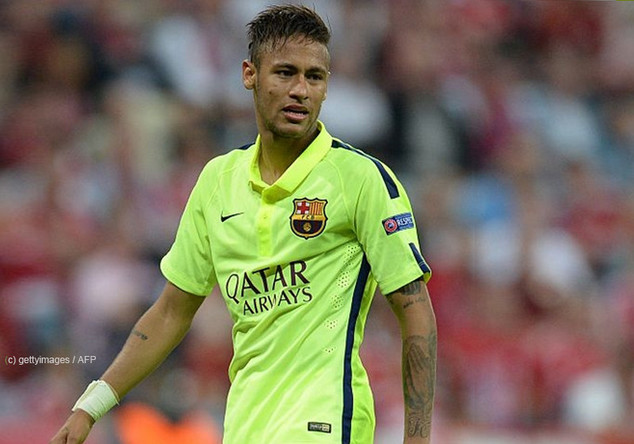 Neymars CL-Trikot   Neymars CL-Trikot