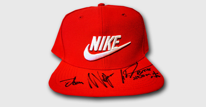  Nike Basecap signiert 