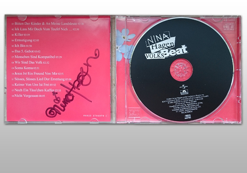 Nina Hagen signierte CD  