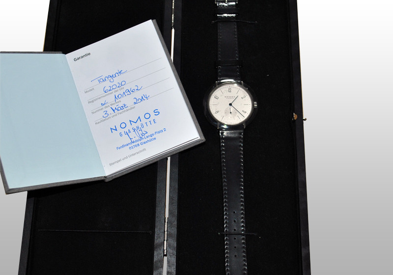 Nomos Tangente Uhr 
