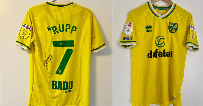 Norwich Trikot Rupp   Norwich Trikot Rupp