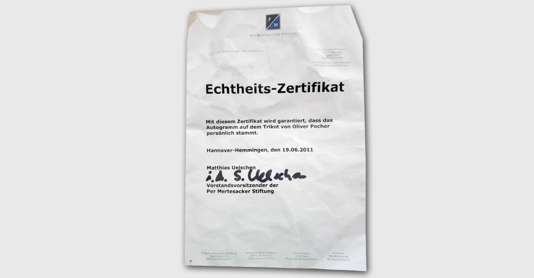 Oliver Pocher Trikot   Oliver Pocher Trikot