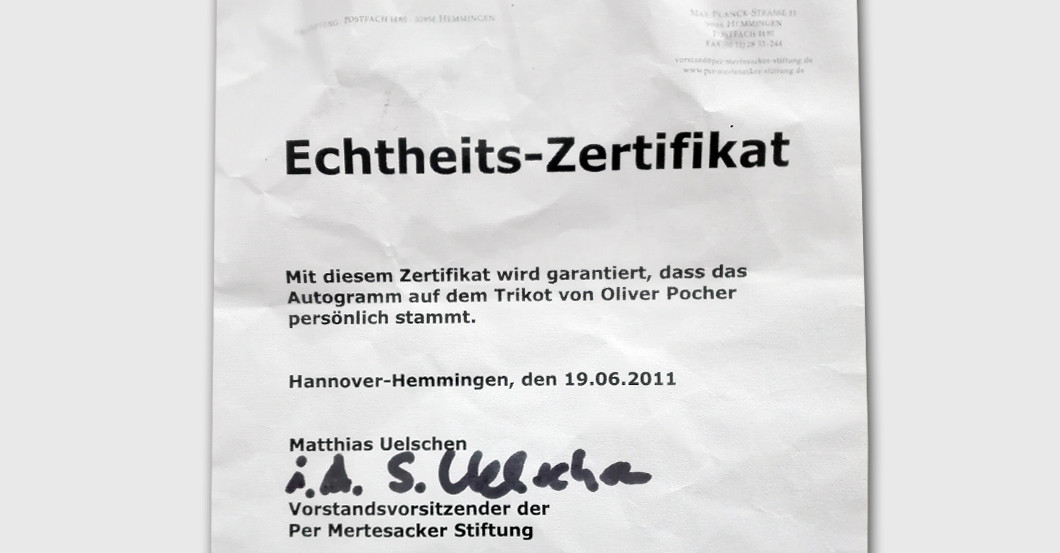 Oliver Pocher Trikot   Oliver Pocher Trikot