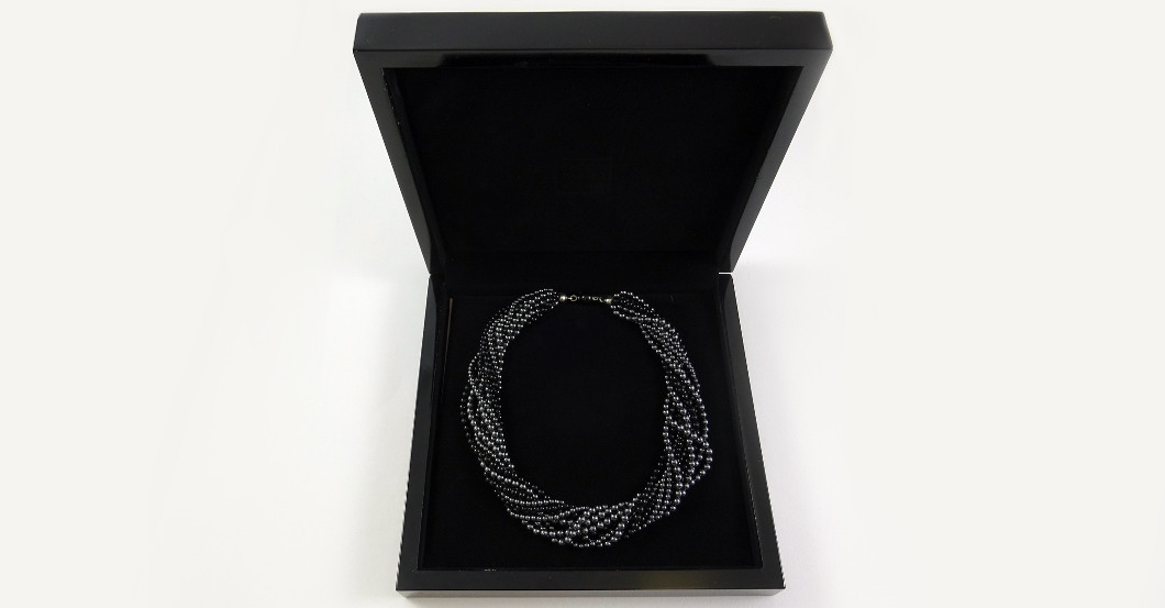 Onyx Hämatit Kette   Onyx Hämatit Kette