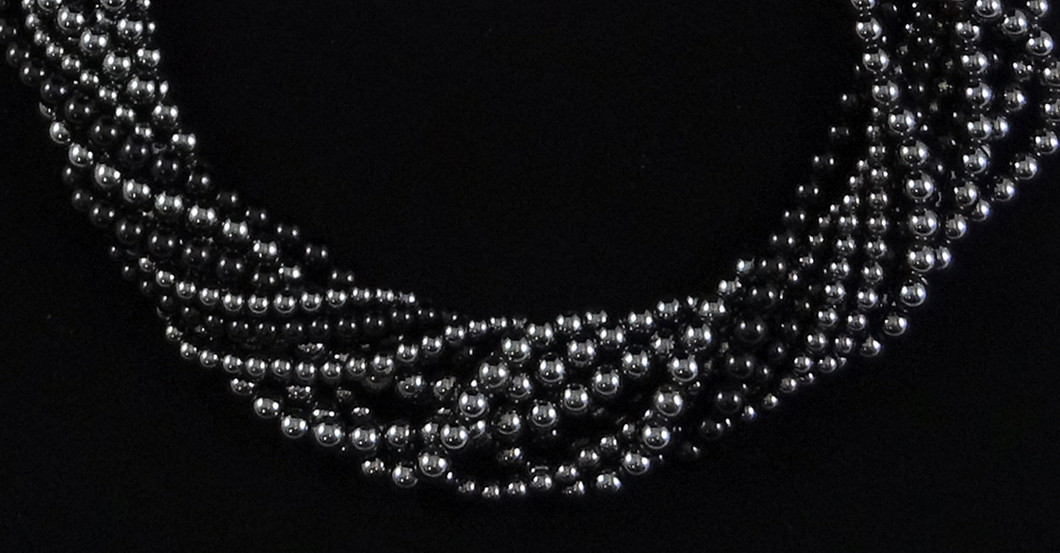 Onyx Hämatit Kette   Onyx Hämatit Kette