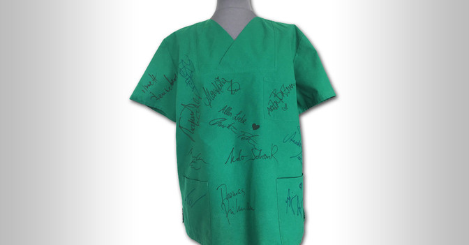 OP Hemd signiert   OP Hemd signiert