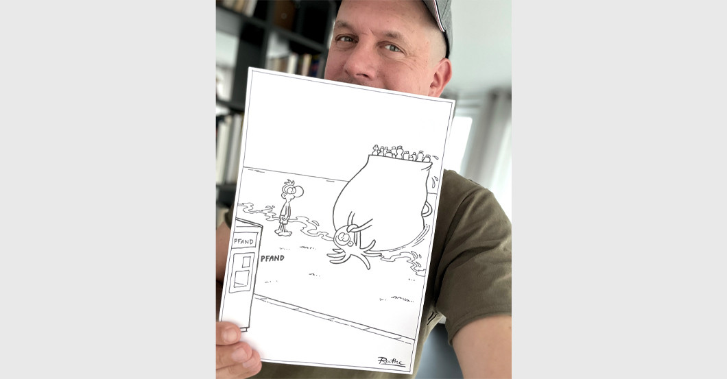  Original Zeichnung Ruthe 