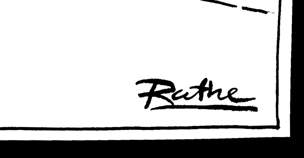  Original Zeichnung Ruthe 