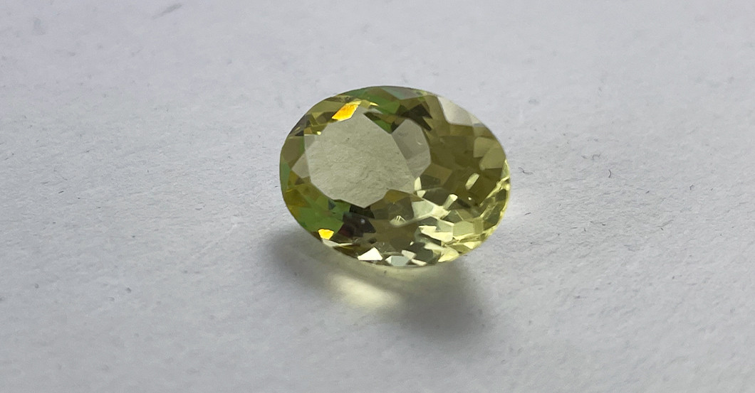 Ovaler Lemon-Citrin    Ovaler Lemon-Citrin