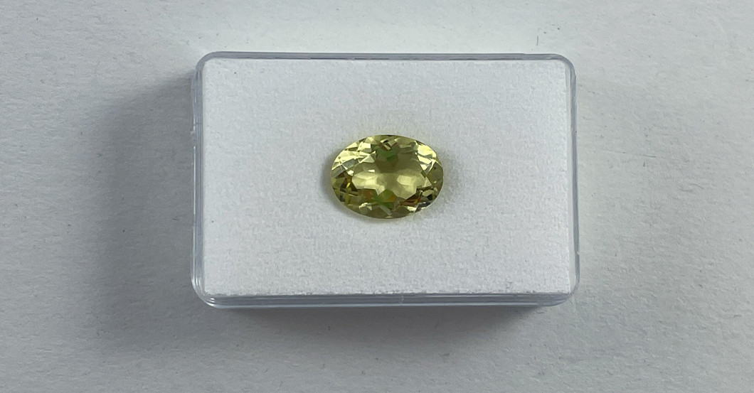 Ovaler Lemon-Citrin    Ovaler Lemon-Citrin