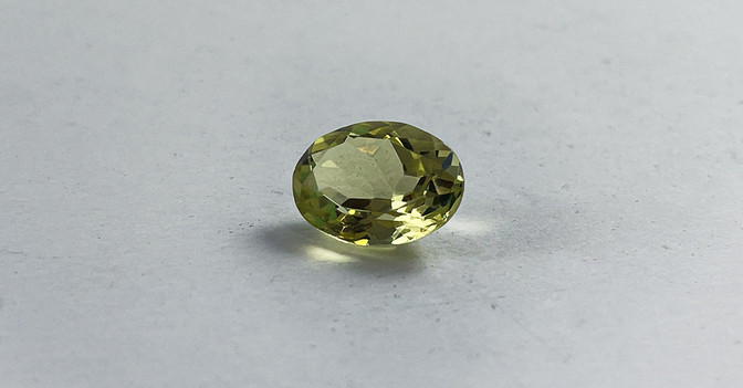 Ovaler Lemon-Citrin    Ovaler Lemon-Citrin