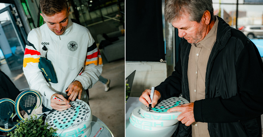  Padel Schläger signiert 