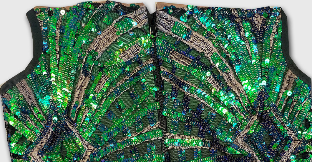 Pahde Kostüm grün   Pahde Kostüm grün