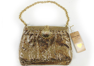  Pailletten Clutch gold 