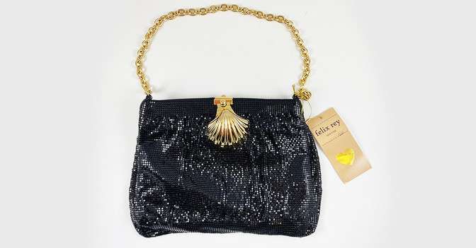 Pailletten Tasche schwarz   Pailletten Tasche schwarz