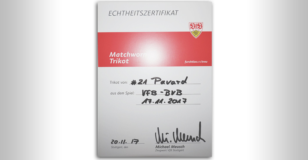 Pavards Stadttrikot   Pavards Stadttrikot