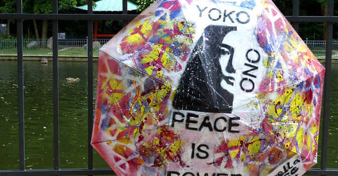 Peace is Power Schirm   Peace is Power Schirm