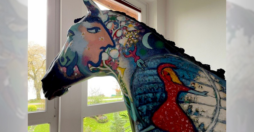  Pferdeskulptur Chagall 