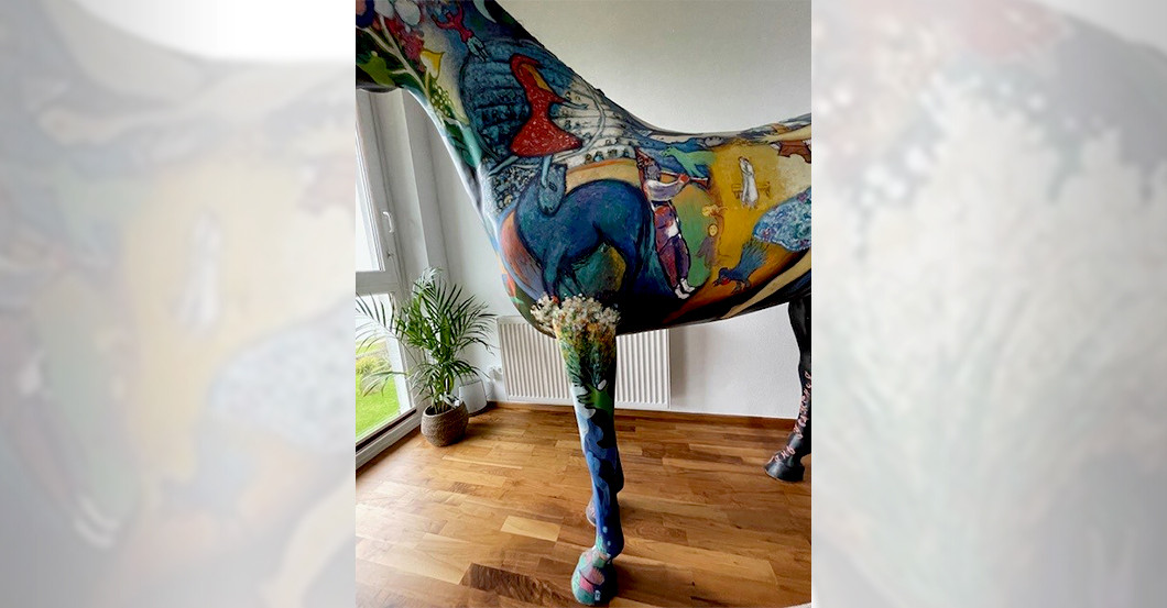  Pferdeskulptur Chagall 