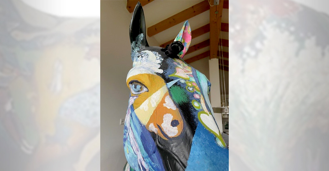  Pferdeskulptur Chagall 