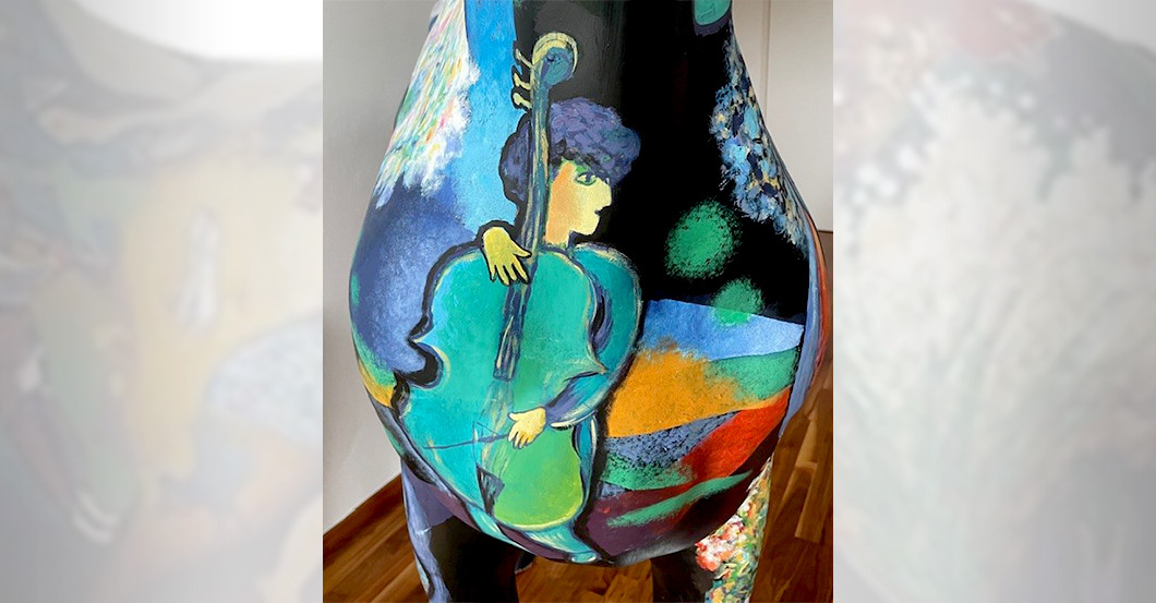  Pferdeskulptur Chagall 