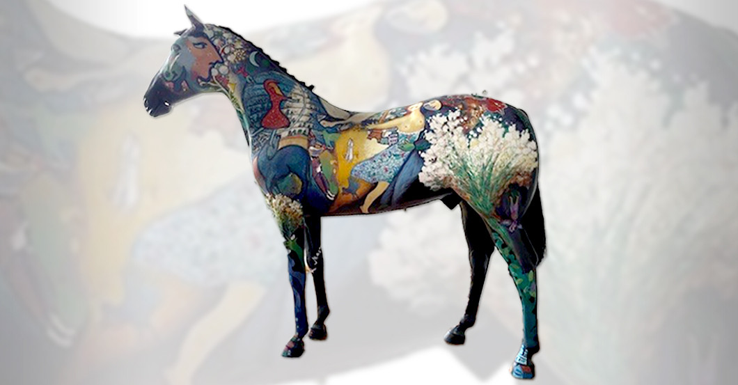  Pferdeskulptur Chagall 