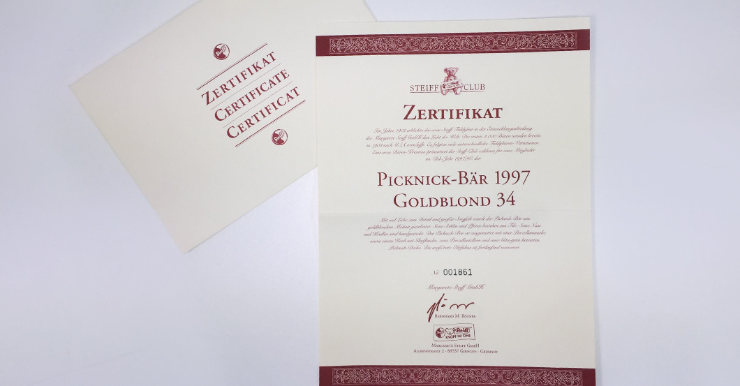 Picknick Steiff Bär   Picknick Steiff Bär