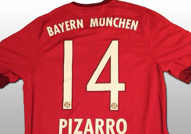 Pizarros FCB-Trikot   Pizarros FCB-Trikot