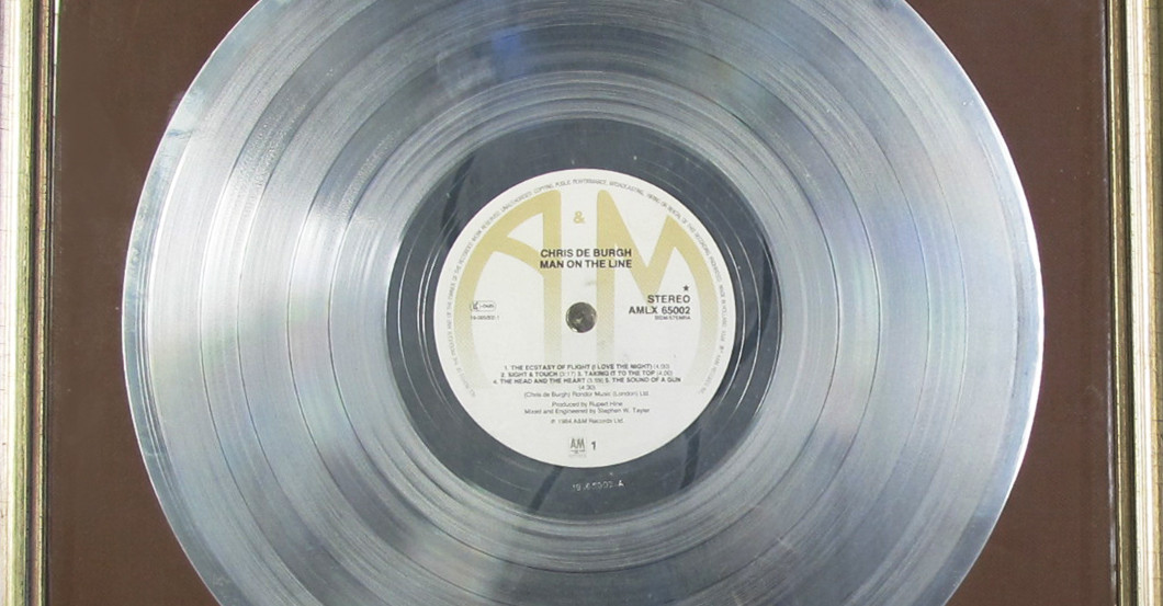  Platin Award de Burgh 