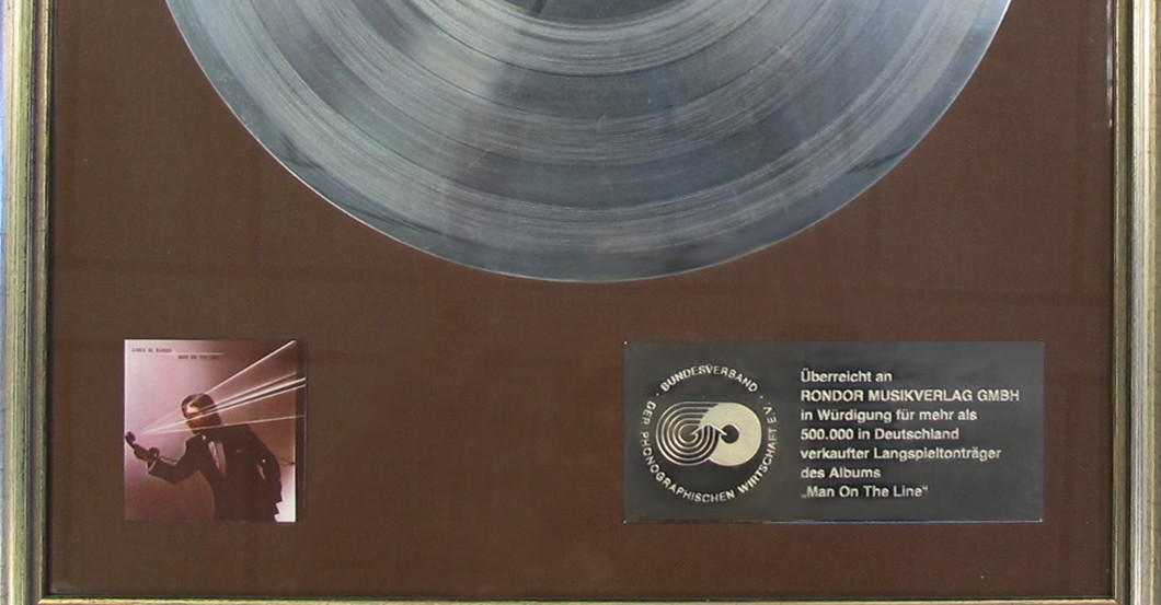  Platin Award de Burgh 