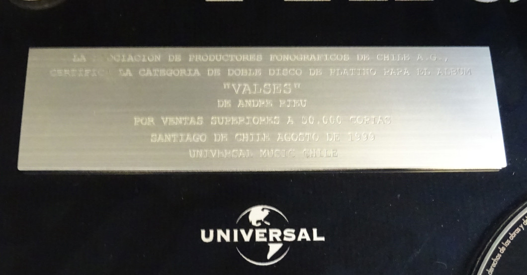  Platin Award Valses Rieu 