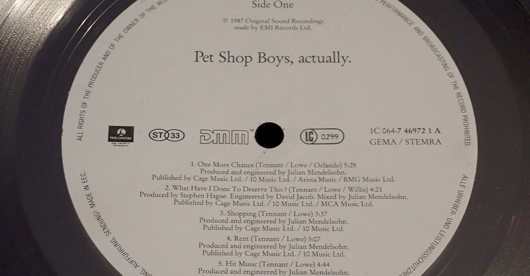  Platin Pet Shop Boys 