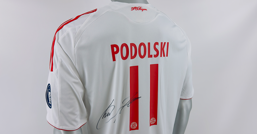 Podolski FCB-Trikot   Podolski FCB-Trikot