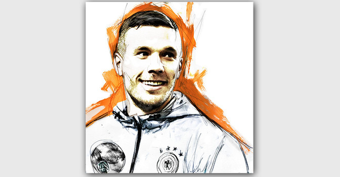 Podolski Portrait   Podolski Portrait