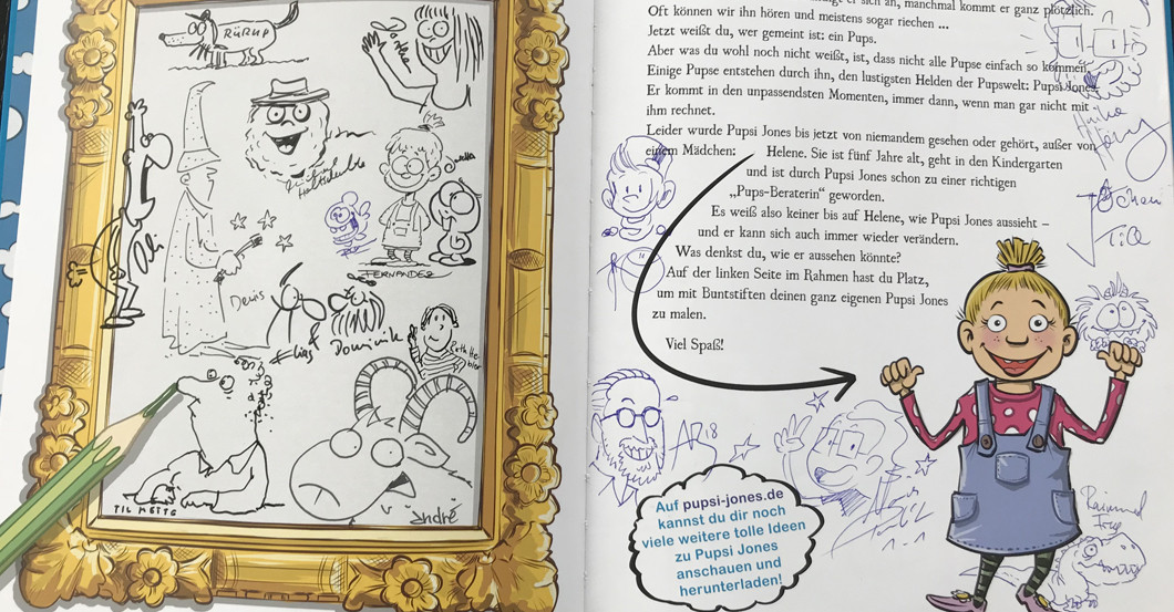  Pupsi Jones signiert 