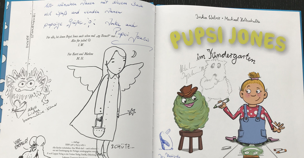  Pupsi Jones signiert 