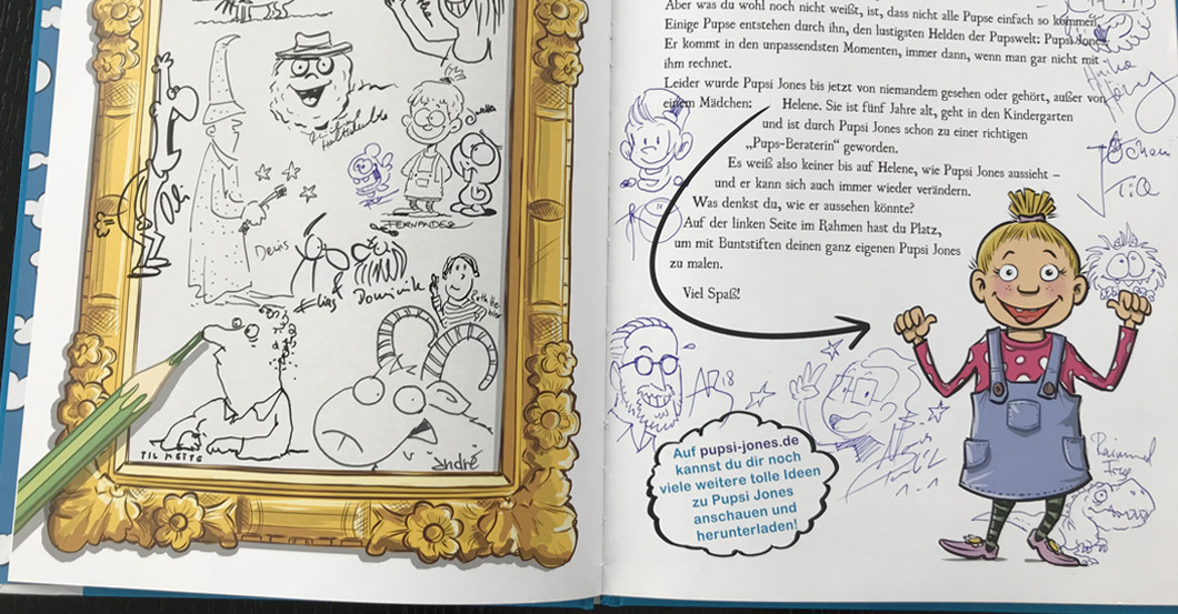  Pupsi Jones signiert 