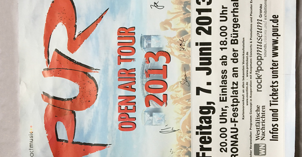  PUR Poster signiert 